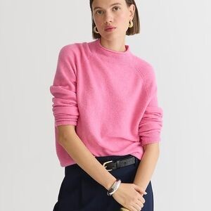 J. Crew Pink Rollneck Sweater